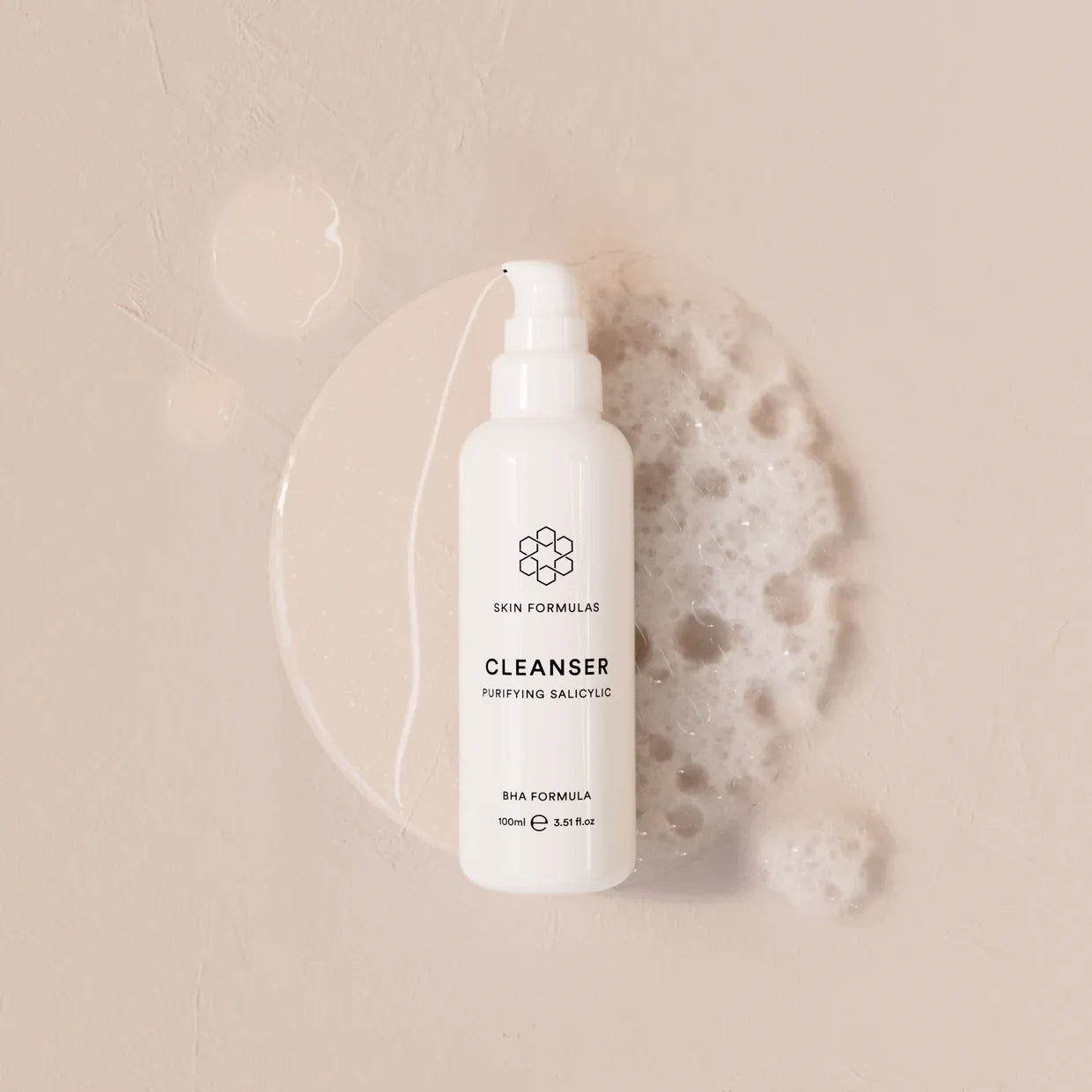 SKINFORMULAS PURYFYING SALICILIC CLEANSER - PRAUSIKLIS SU SALICILO RŪGŠTIMI IR PREBIOTIKAIS 100 ml. - SKINBIO.lt