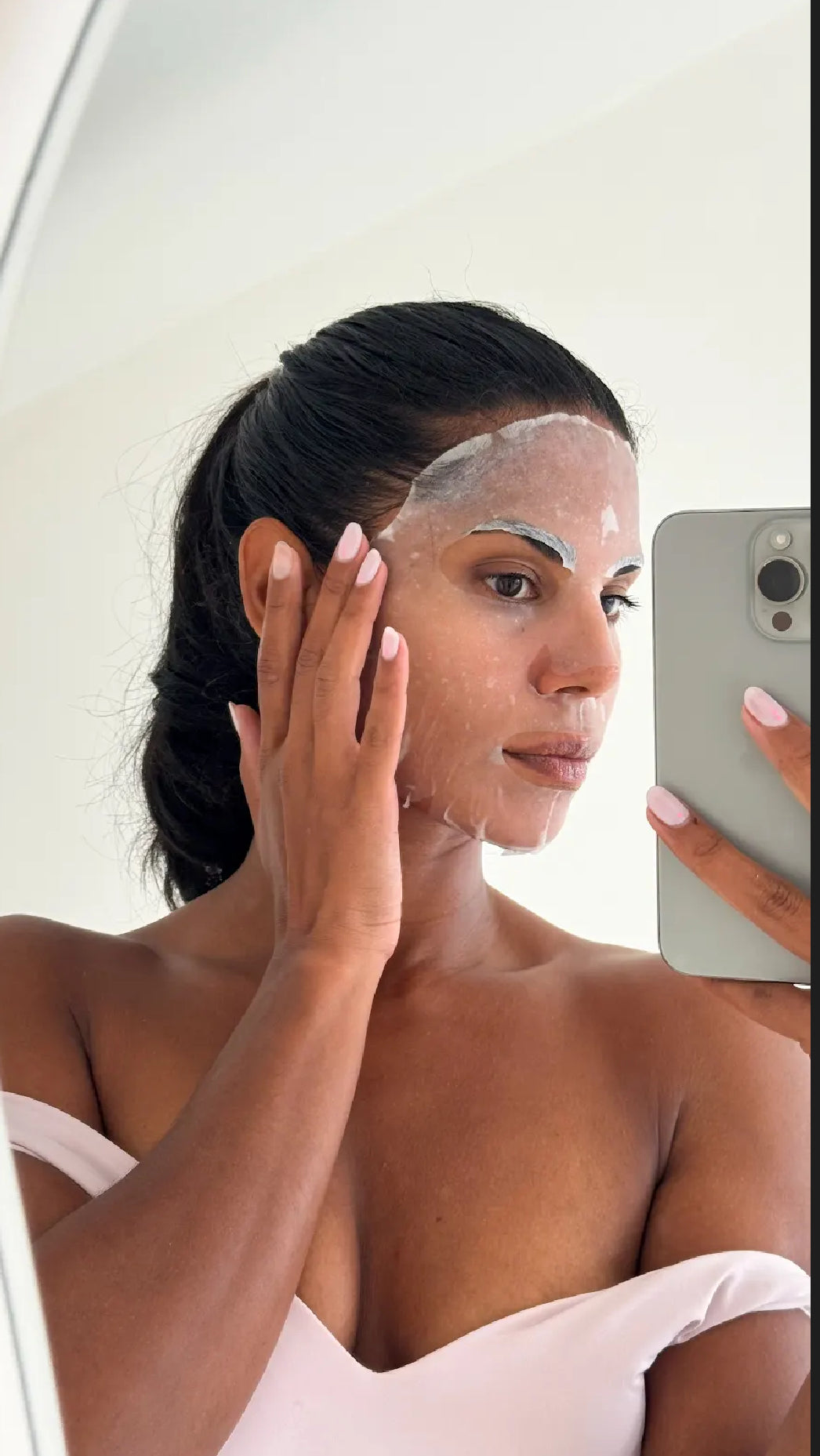 SKINFORMULAS HYDRA  SHEET MASK - LAKŠTINĖ VEIDO KAUKĖ SU AMINO IR HIALURONO RŪGŠTIMIS 1 VNT. - SKINBIO.lt