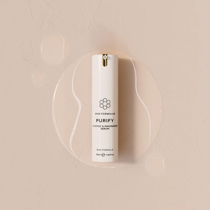 SKIN FORMULAS SERUM - PURIFY SALICYLIC & NIACINAMIDE 30ml. VALANTIS SERUMAS SU SALICILO R. ir NIACINAMIDU - SKINBIO.lt